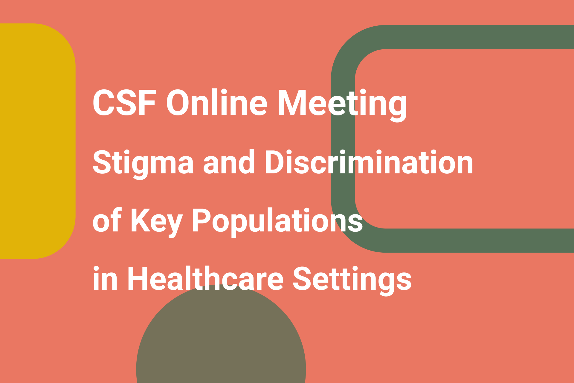 CSF online meeting 